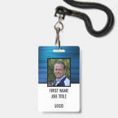 Abzeichen des Generalsekretariats Ausweis (Vorderseite mit Lanyard)