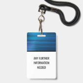 Abzeichen des Generalsekretariats Ausweis (Rückseite mit Lanyard)