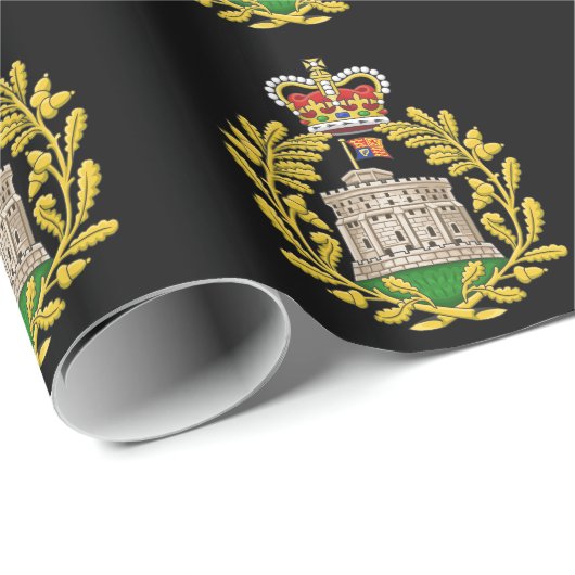 Abzeichen des Hauses von Windsor Geschenkpapier (Rolleneckpunkt)