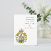 Abzeichen des Hauses Windsor Einladung (Stehend Vorderseite)