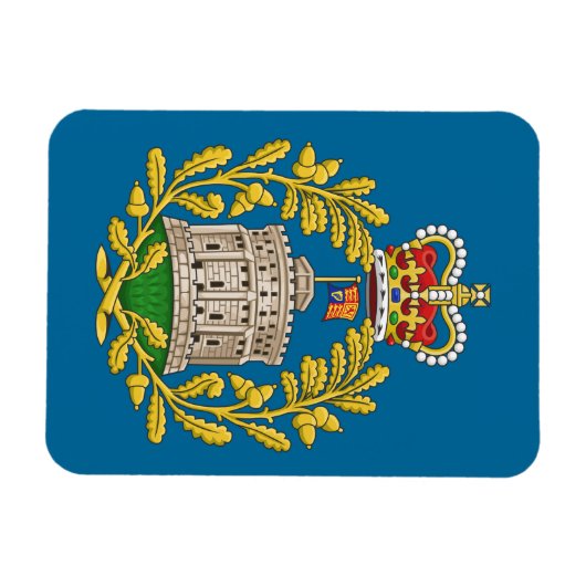 Abzeichen des Hauses Windsor Magnet (Horizontal)