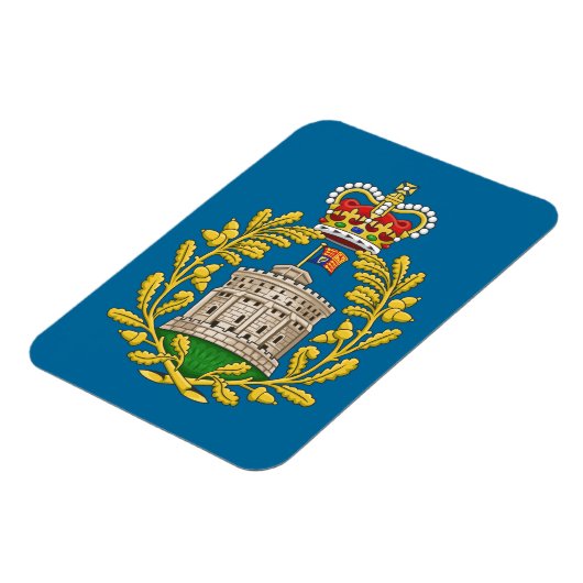 Abzeichen des Hauses Windsor Magnet (Linke Seite)