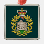 Abzeichen des Hauses Windsor Ornament Aus Metall (Vorne)