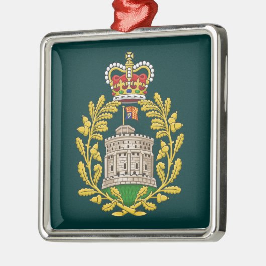 Abzeichen des Hauses Windsor Ornament Aus Metall (Links)