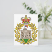 Abzeichen des Hauses Windsor Postkarte (Stehend Vorderseite)