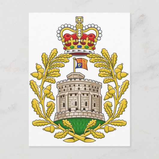 Abzeichen des Hauses Windsor Postkarte (Vorderseite)
