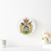 Abzeichen des Hauses Windsor Runde Wanduhr (Zuhause)