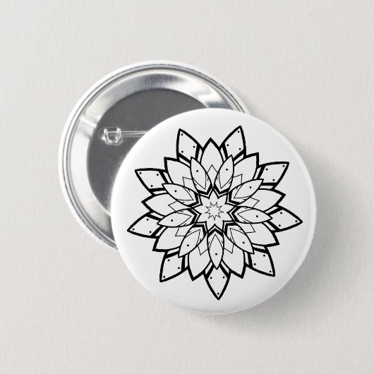 Abzeichen des Mandala-II Button (Vorne & Hinten)