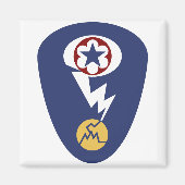 Abzeichen des Manhattan-Projekts Magnet (Vorne)