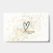 Abzeichen des Massagetherapeuten Ausweis (Rückseite)