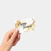 Abzeichen des Massagetherapeuten Ausweis (Handheld)