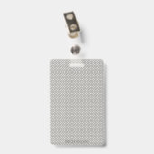 Abzeichen des personalisierten Arztes Ausweis (Rückseite mit Clip)