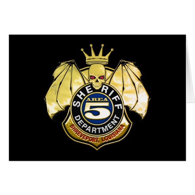 Abzeichen des Sheriff-Bereichs-5 (Vorderseite (Horizontal))