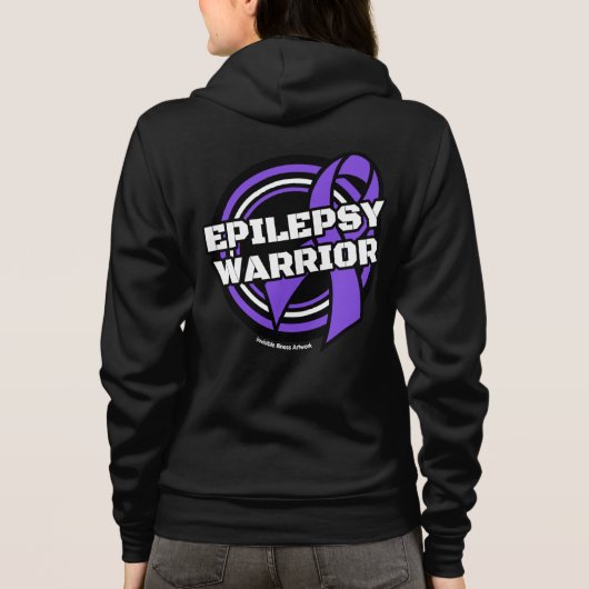 Abzeichen... Epilepsie Hoodie (Rückseite)
