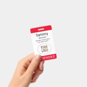 Abzeichen-Event-Logo Lanyard Clip Reel Ausweis (Handheld)