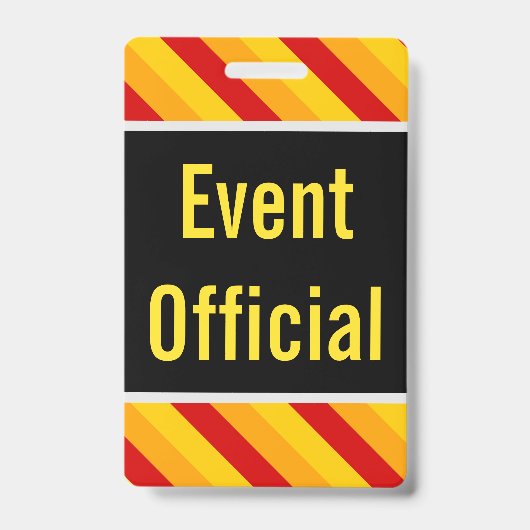 Abzeichen "Event Offiziell" Ausweis (Vorderseite)