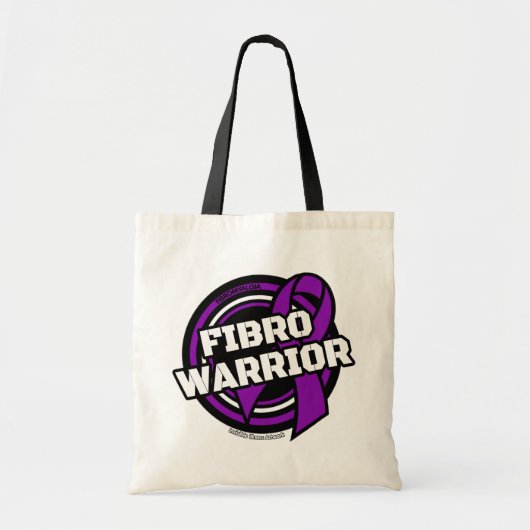 Abzeichen...Fibro Tote Bag Tragetasche (Vorne)