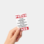 Abzeichen "First Amendment" Ausweis (Handheld)