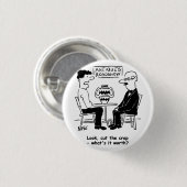 Abzeichen für Antiquitätenexperten oder Antiquität Button (Vorne & Hinten)