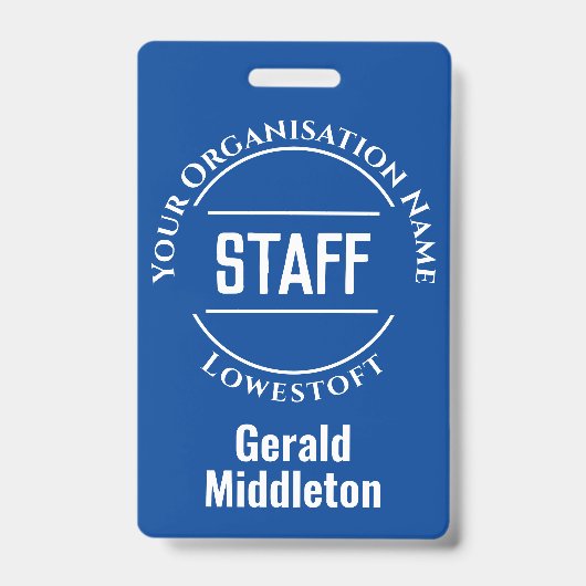 Abzeichen für Bedienstete Ausweis (Vorderseite)