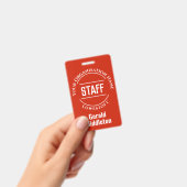 Abzeichen für Bedienstete Ausweis (Handheld)