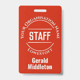 Abzeichen für Bedienstete Ausweis