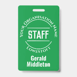 Abzeichen für Bedienstete Ausweis