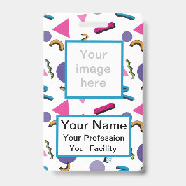 Abzeichen für benutzerdefinierte 90er-Formen Ausweis