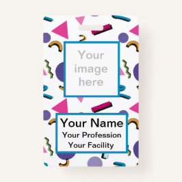 Abzeichen für benutzerdefinierte 90er-Formen Ausweis