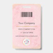 Abzeichen für benutzerdefinierte Foto Name des Mit Ausweis (Rückseite)