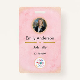 Abzeichen für benutzerdefinierte Foto Name des Mit Ausweis