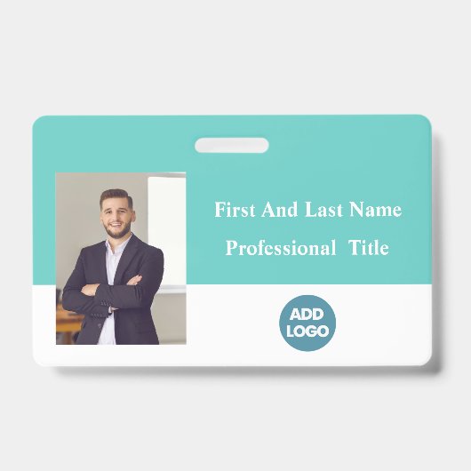 Abzeichen für benutzerdefinierte Mitarbeiter-ID -  Ausweis (Vorderseite)