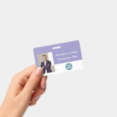 Abzeichen für benutzerdefinierte Mitarbeiter-ID -  Ausweis (Handheld)