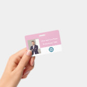 Abzeichen für benutzerdefinierte Mitarbeiter-ID -  Ausweis (Handheld)