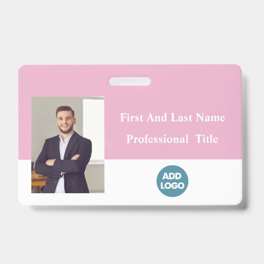 Abzeichen für benutzerdefinierte Mitarbeiter-ID -  Ausweis (Front)