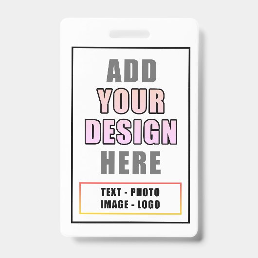 Abzeichen für benutzerdefinierte Personalisierte O Ausweis (Vorderseite)