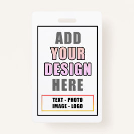 Abzeichen für benutzerdefinierte Personalisierte O Ausweis