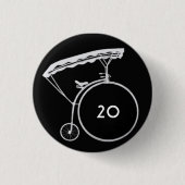 Abzeichen für benutzerdefinierte umgekehrte Dorfbe Button (Vorderseite)