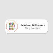 Abzeichen für benutzerdefinierten Mitarbeiternamen Namensschild (Vorderseite)