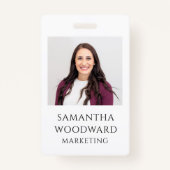 Abzeichen für benutzerdefiniertes Foto Ausweis (Vorderseite)