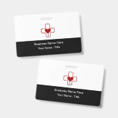 Abzeichen für Berufliche Gesundheit Ausweis (Vorder- & Rückseite)