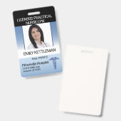 Abzeichen für berufliches Foto - Bearbeitbar Ausweis (Vorder- & Rückseite)