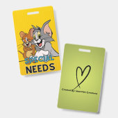 Abzeichen für besondere Bedürfnisse Ausweis (Vorder- & Rückseite)