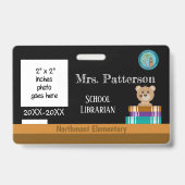 Abzeichen für bibliografisches Schulzeugnis mit Di Ausweis (Vorderseite)