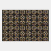 Abzeichen für Brandbekämpfer Geschenkpapier Set (Vorderseite 3)