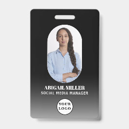 Abzeichen für das benutzerdefinierte Foto "Gradien Ausweis