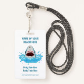 Abzeichen für das benutzerdefinierte Party Ausweis (Rückseite mit Schlüsselband)