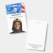 Abzeichen für das Branding-ID-Foto-Logo Ausweis (Vorder- & Rückseite)