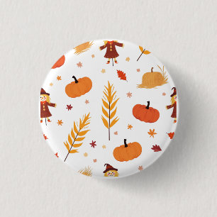 Abzeichen für das Button des Autumn Pumpkin Patter