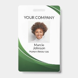 Abzeichen für das Foto "Green Wave Style" Ausweis